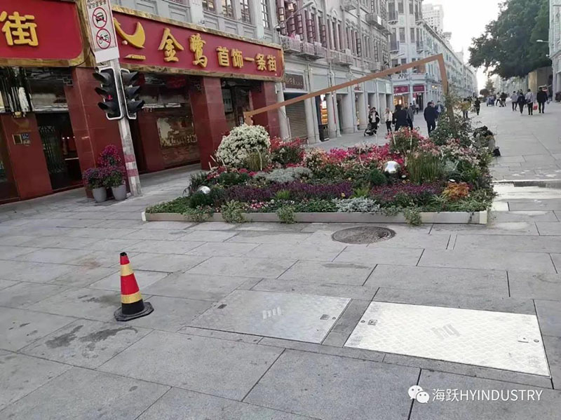 kaiyun电竞实业铝格栅应用于密封盖板效果图